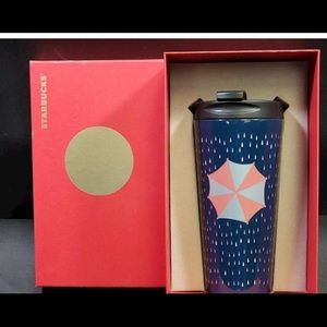 Starbucks Rainy Day Tumbler in Box with card